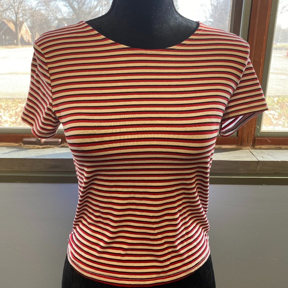 Striped Crop Top - Picture 3 of 3